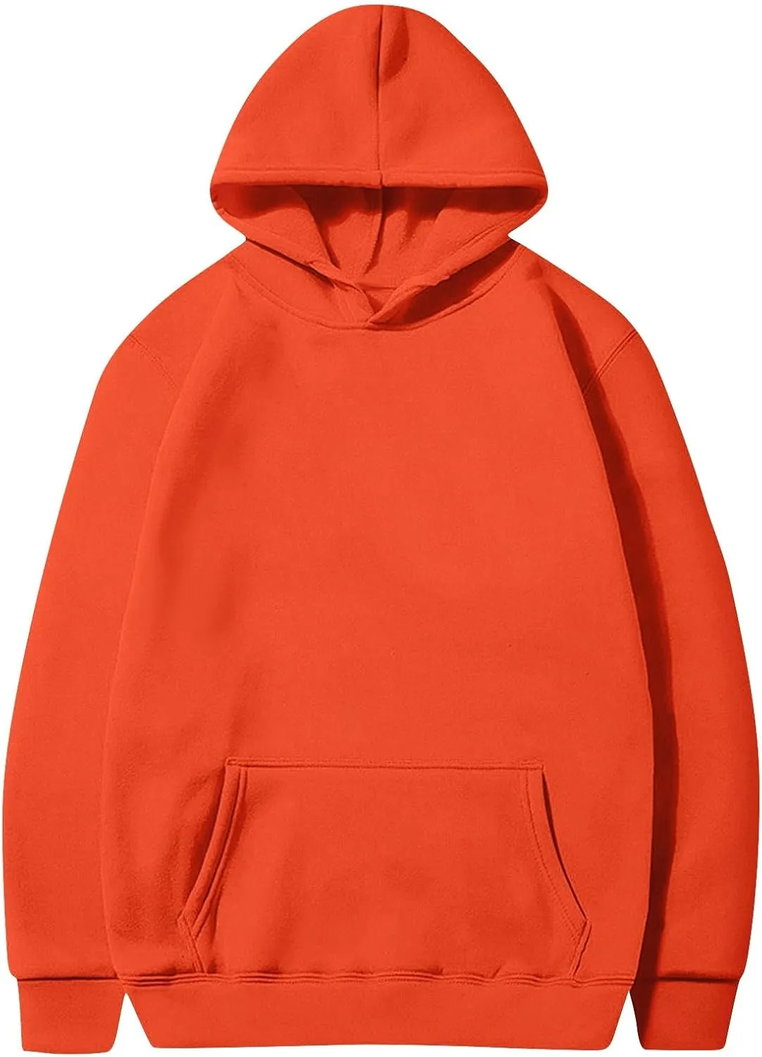 Oversized Sweatshirts Women Fleece Drop Shoulder Drawstring Hoodies with Pockets Casual Solid Color Hooded Pullover