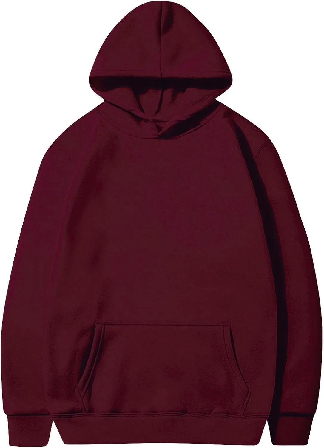 Oversized Sweatshirts Women Fleece Drop Shoulder Drawstring Hoodies with Pockets Casual Solid Color Hooded Pullover