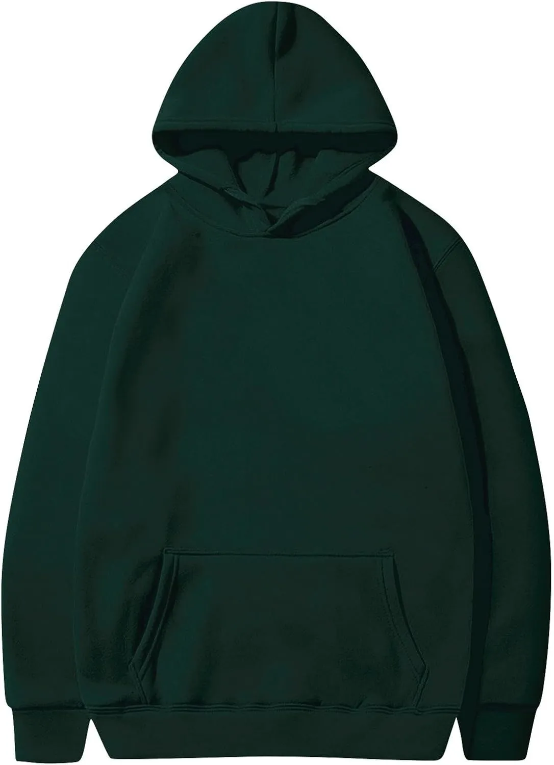 Oversized Sweatshirts Women Fleece Drop Shoulder Drawstring Hoodies with Pockets Casual Solid Color Hooded Pullover