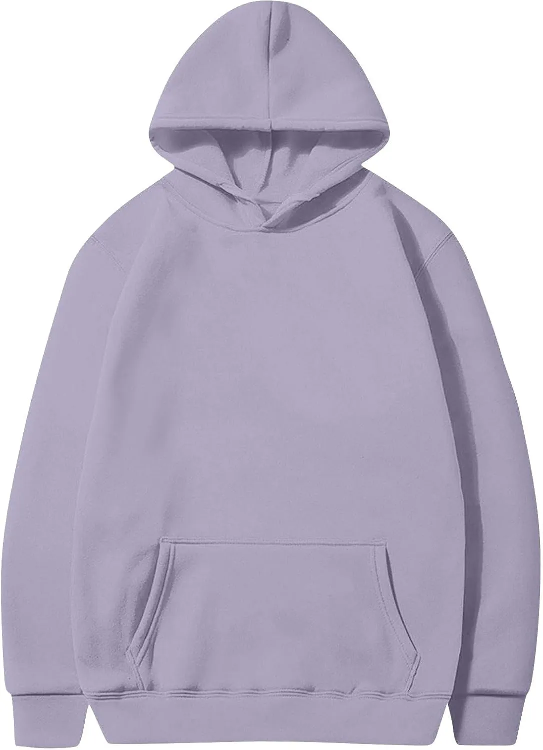 Oversized Sweatshirts Women Fleece Drop Shoulder Drawstring Hoodies with Pockets Casual Solid Color Hooded Pullover