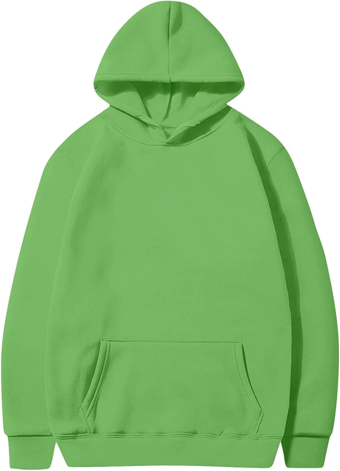Oversized Sweatshirts Women Fleece Drop Shoulder Drawstring Hoodies with Pockets Casual Solid Color Hooded Pullover