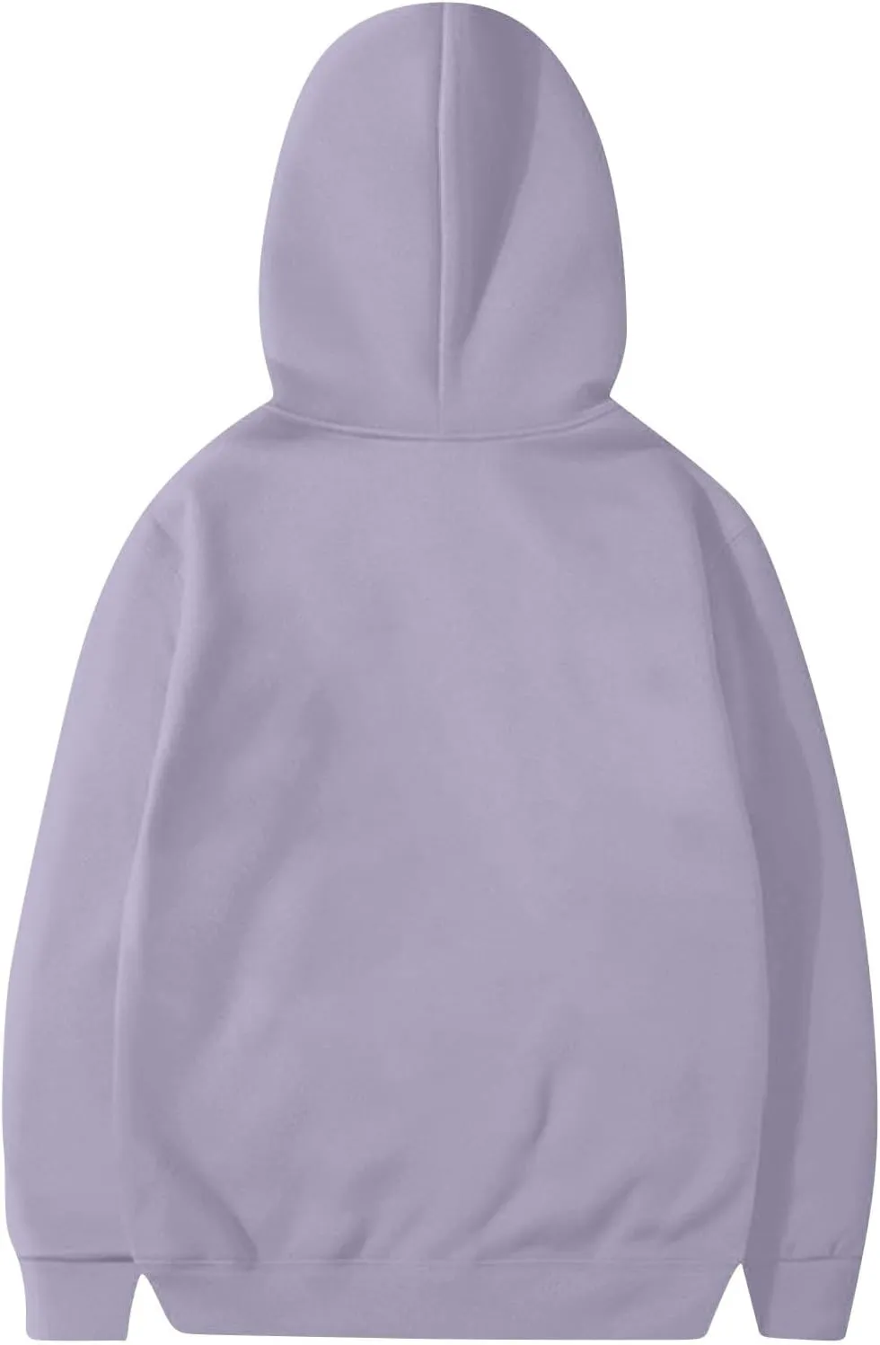 Oversized Sweatshirts Women Fleece Drop Shoulder Drawstring Hoodies with Pockets Casual Solid Color Hooded Pullover