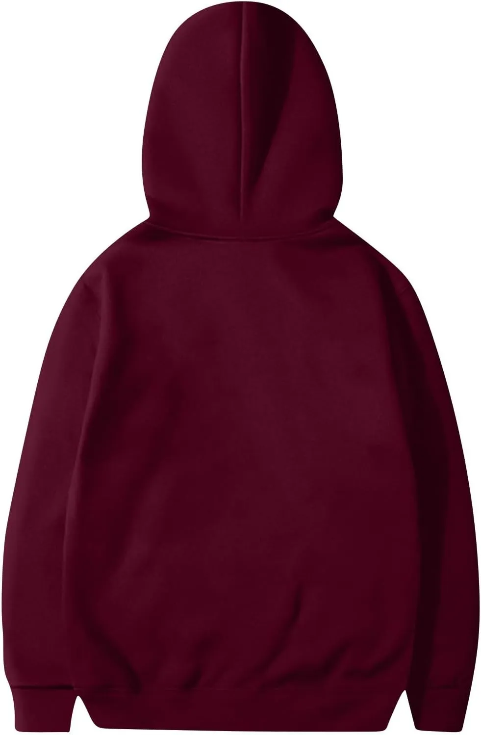 Oversized Sweatshirts Women Fleece Drop Shoulder Drawstring Hoodies with Pockets Casual Solid Color Hooded Pullover