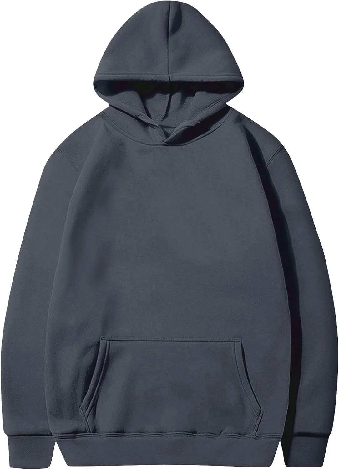 Oversized Sweatshirts Women Fleece Drop Shoulder Drawstring Hoodies with Pockets Casual Solid Color Hooded Pullover