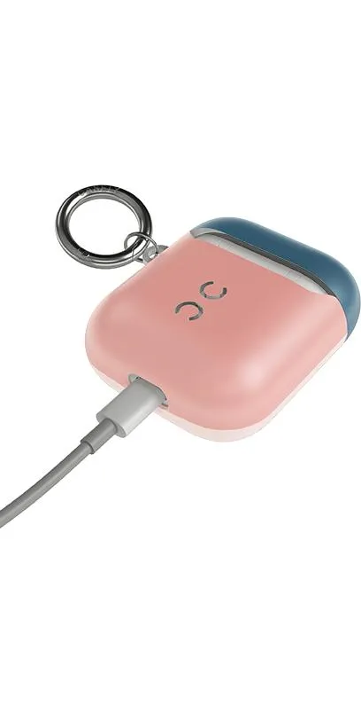 Pink & Navy Blue | Colorblock AirPods Case