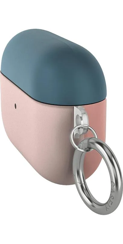 Pink & Navy Blue | Colorblock AirPods Case
