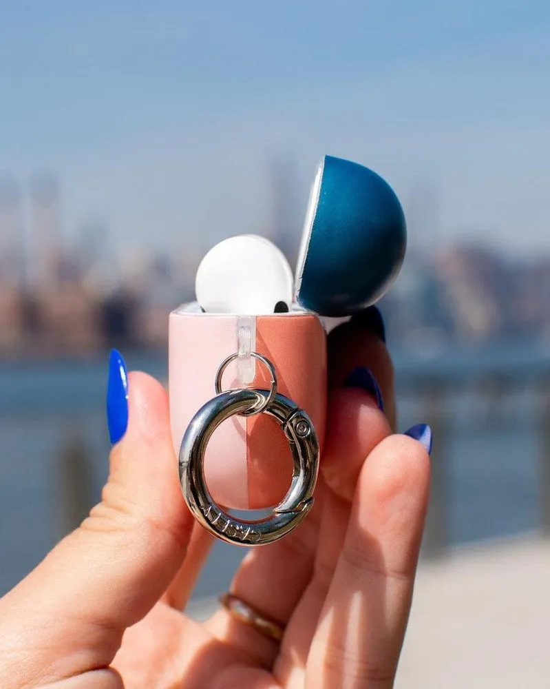 Pink & Navy Blue | Colorblock AirPods Case
