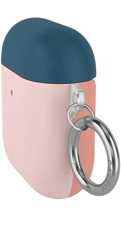 Pink & Navy Blue | Colorblock AirPods Case