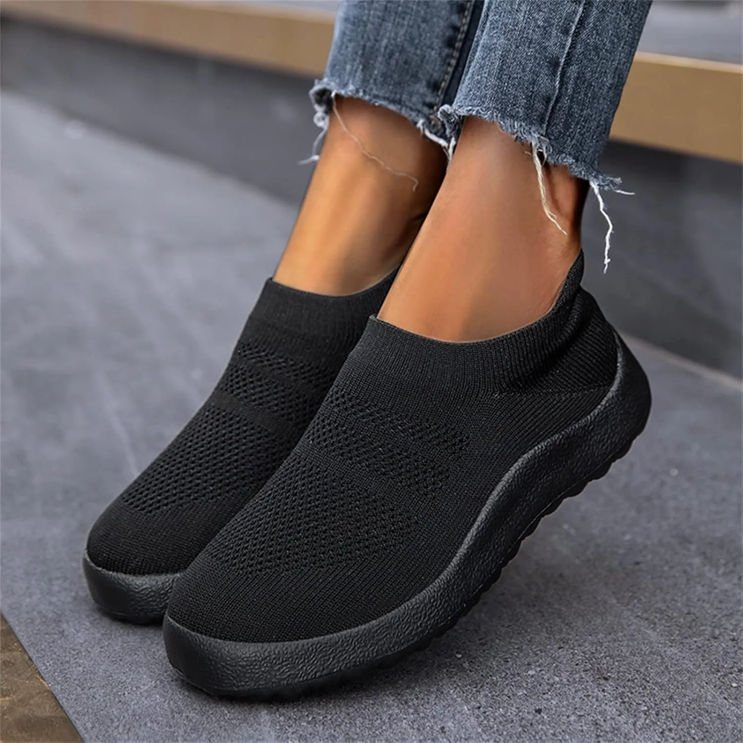 Platform Sneakers for Women Slip On Slip On Shoes Women Wide Mule Women Canvas Platform Shoes High Top Boots Lace Up Sneakers Womens Sneakers Size 8 Black Slip On Sneakers Women Black
