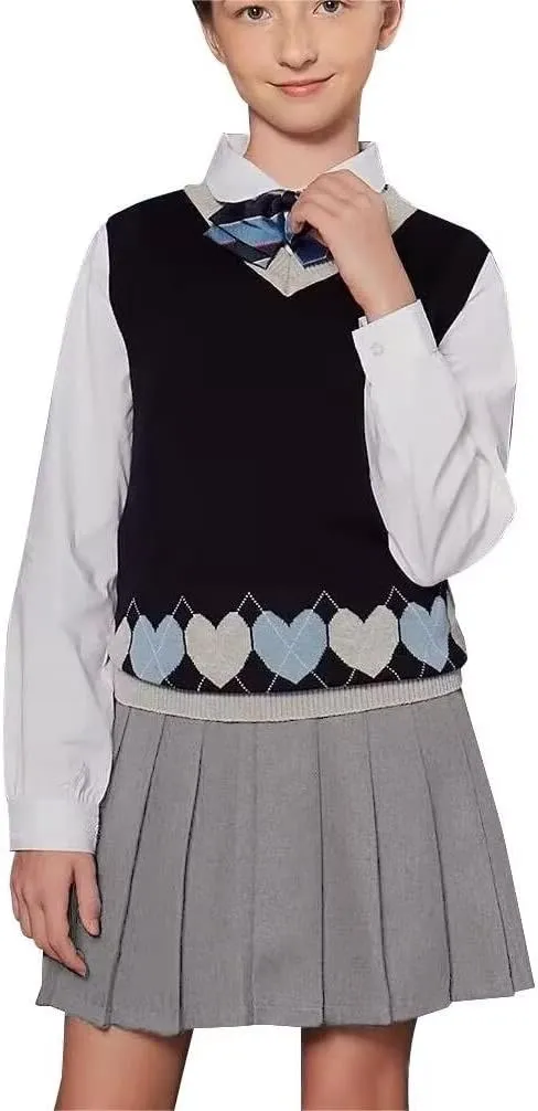 Pleated Mini Skirt High Waisted Tennis Skirts Skorts for Women Girls School Uniform Dress Cheer Skirt with Shorts,2T-4XL