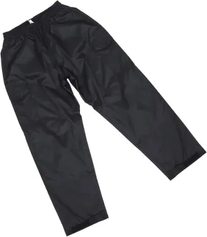 POPETPOP Waterproof Pants for Women Breathable Rain Pants Double-Layered Wear-Resistant Rainproof Shell Black