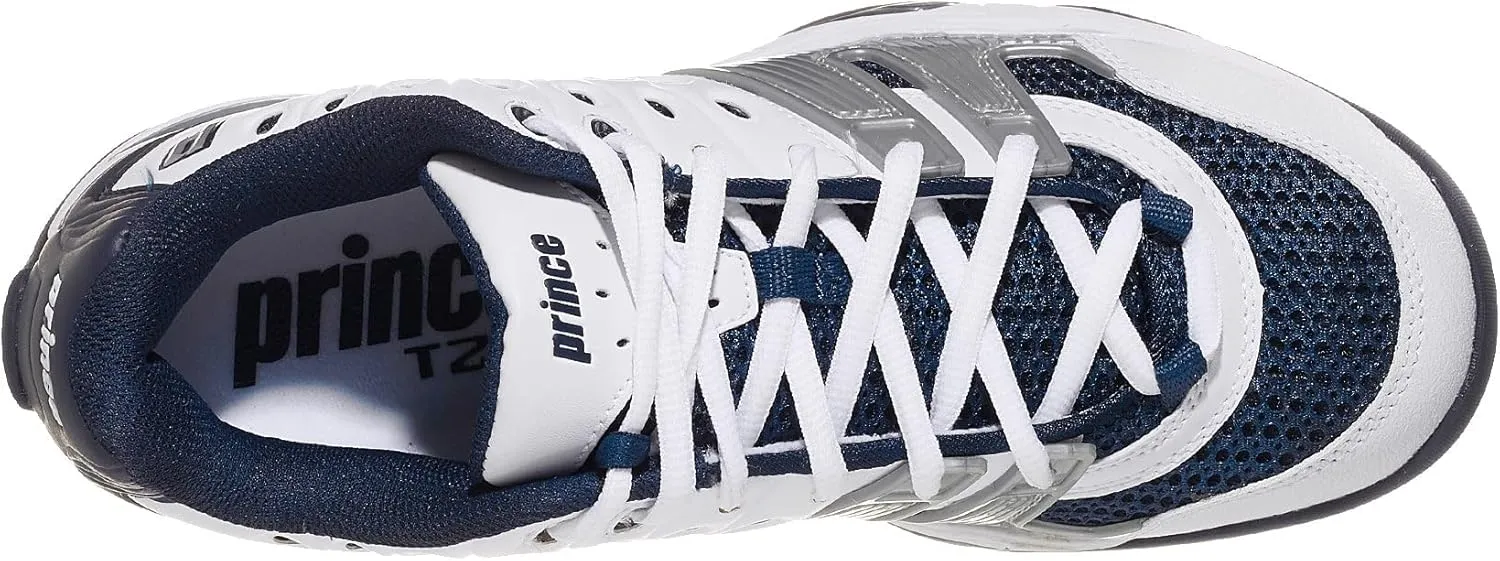 Prince T22 White/Navy/Silver Men's Shoes