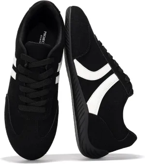 Project Cloud Leather Barefoot Shoes Women ?C Memory Foam Lace-Up Womens Sneakers ?C Lightweight & Non Slip Womens Shoes Casual ?C All-Day Women's Fashion Sneakers for 2025
