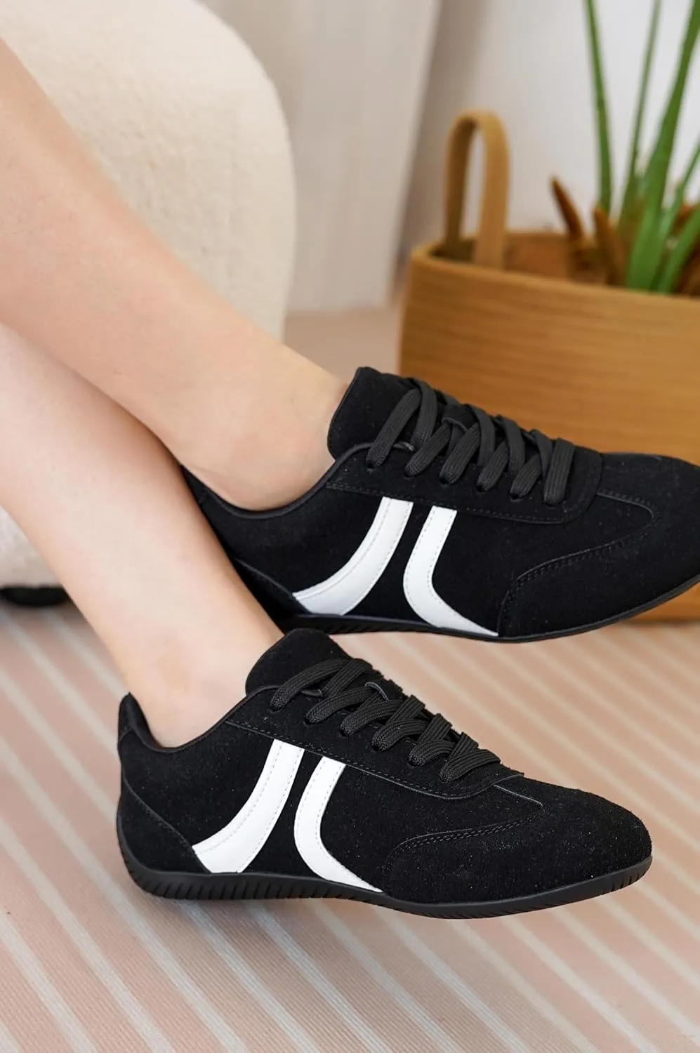 Project Cloud Leather Barefoot Shoes Women ?C Memory Foam Lace-Up Womens Sneakers ?C Lightweight & Non Slip Womens Shoes Casual ?C All-Day Women's Fashion Sneakers for 2025