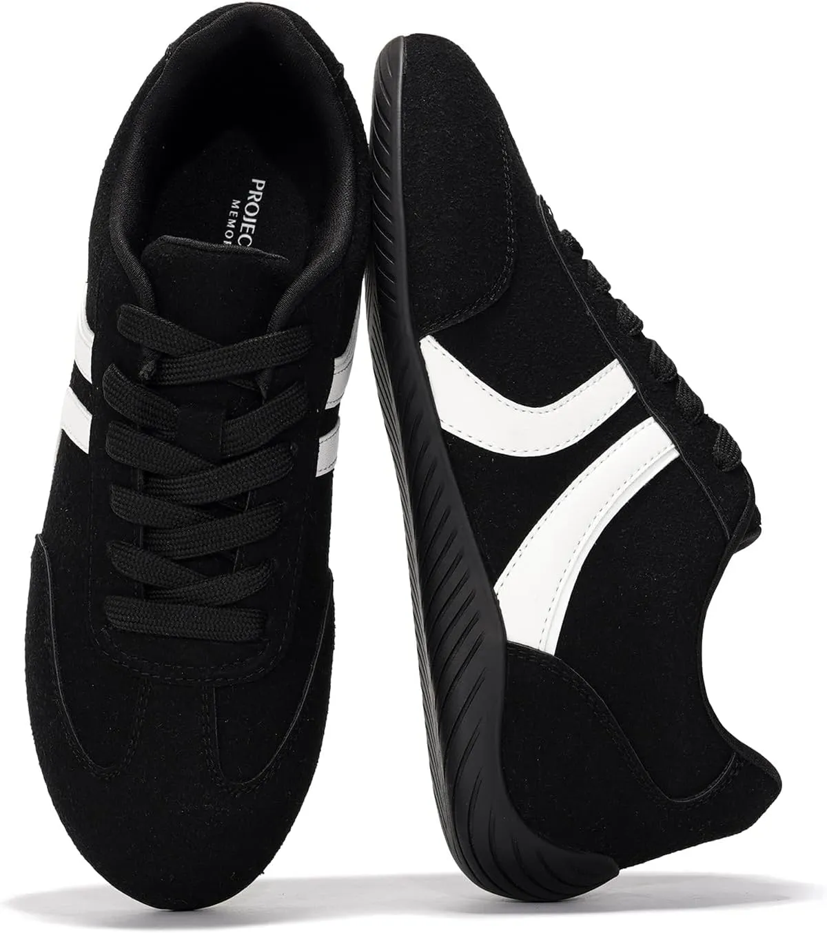 Project Cloud Leather Barefoot Shoes Women ?C Memory Foam Lace-Up Womens Sneakers ?C Lightweight & Non Slip Womens Shoes Casual ?C All-Day Women's Fashion Sneakers for 2025