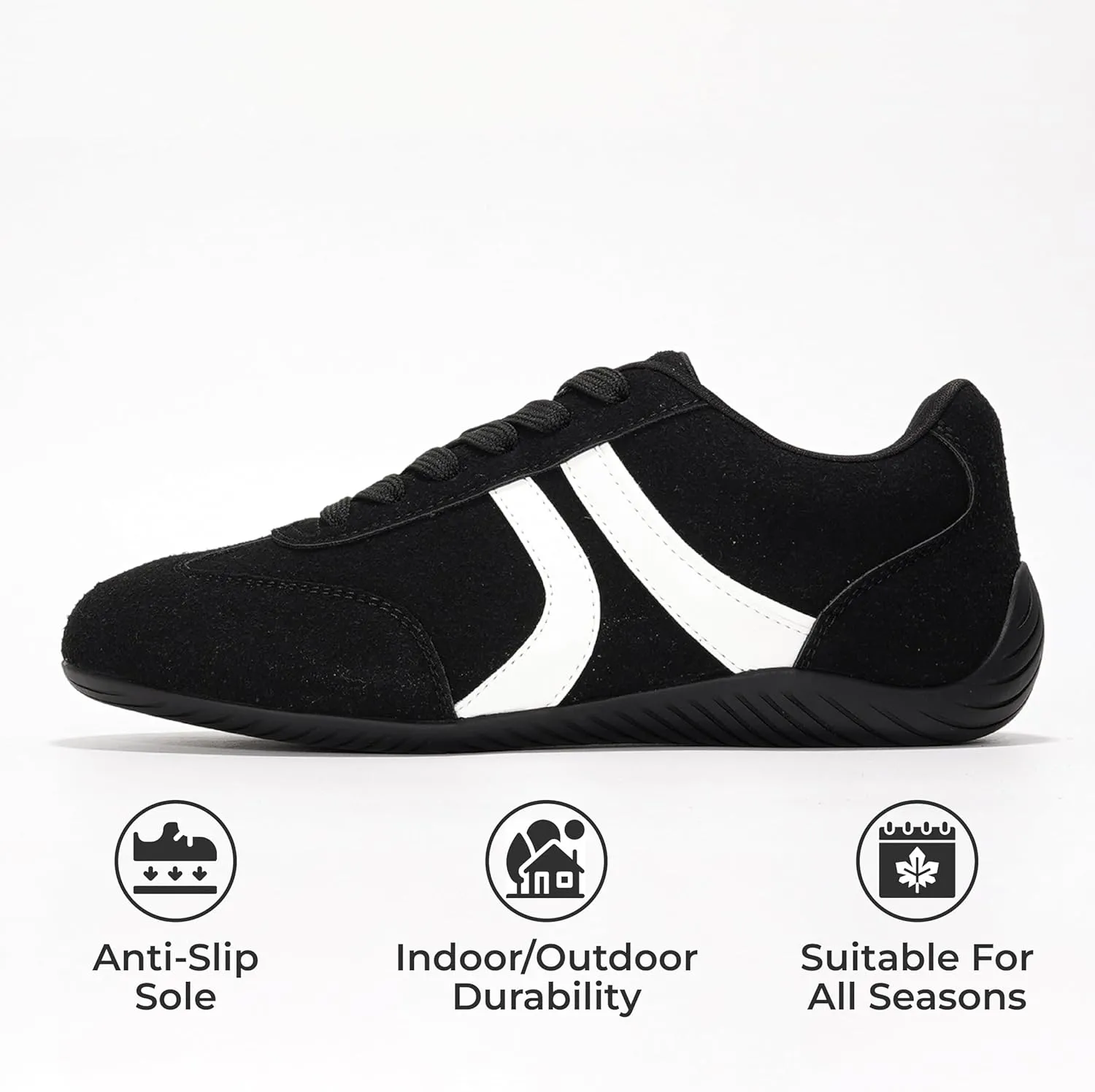 Project Cloud Leather Barefoot Shoes Women ?C Memory Foam Lace-Up Womens Sneakers ?C Lightweight & Non Slip Womens Shoes Casual ?C All-Day Women's Fashion Sneakers for 2025