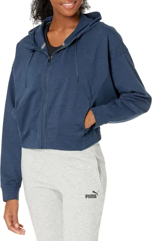 PUMA Train Cloudspun Full Zip Hoodie Spellbound Heather XL