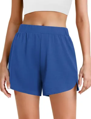 Quenteen Womens Sweat Shorts Summer Lounge Cotton Shorts Pj Bottoms Sleep Shorts