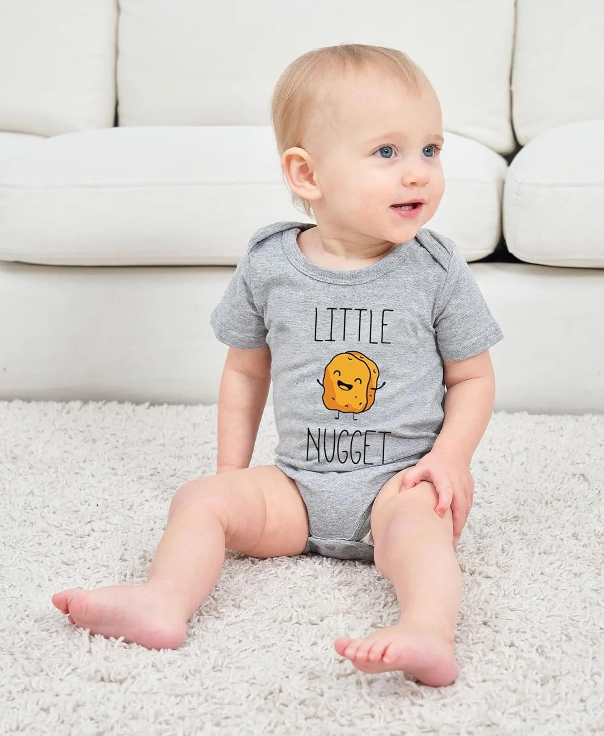 RAISEVERN Baby Boys Girls Clothes Infant Romper Newborn Bodysuits Funny Outfit 0-12 Months