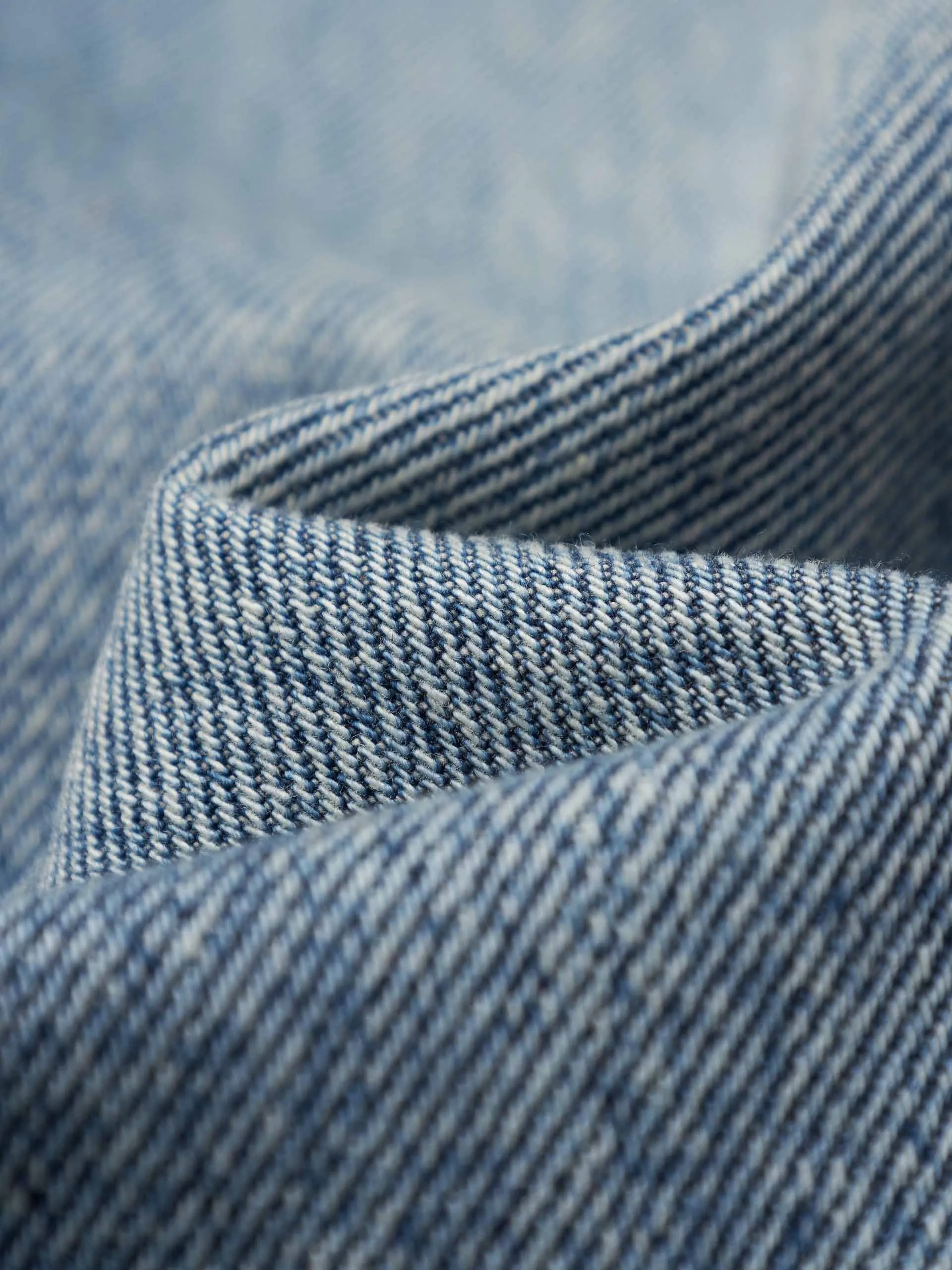 Relaxed Cotton Straight Jeans