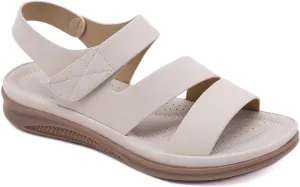 Sandals for Women Casual Summer 2024 Orthopedic Wedge Sandals for Women Dressy Summer Walking Sandals with Arch Support,White,US4.5/EU35