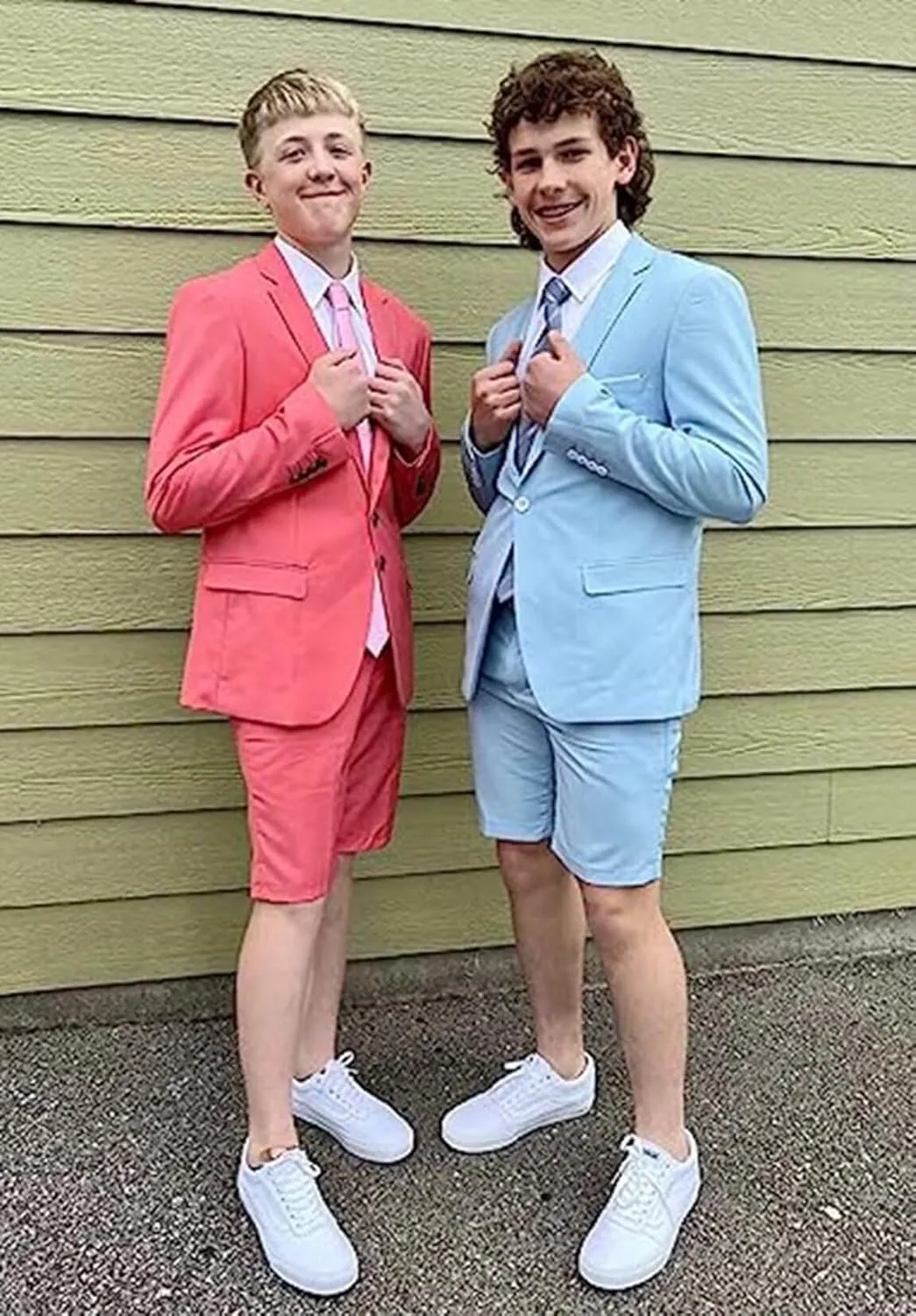 Shorts Suit for Boys Summer Casual 2 Piece Beach Wedding Tuxedo Suit Kids Slim Fit Formal Jacket Pants Set