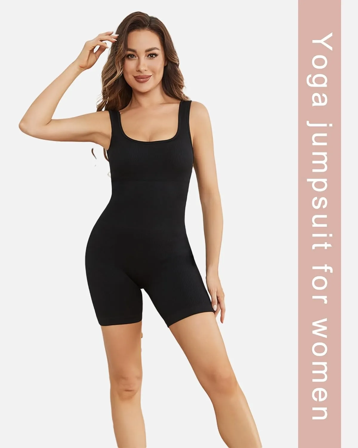Sliot Women's Adult Yoga Romper Workout Bodysuit One Size Blue Nylon Blend
