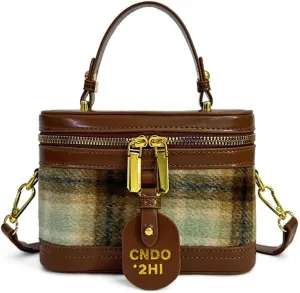 Small Leopard Print Box Handbag with Strap Top Handle Cheetah Print Satchel Handbag Leopard Crossbody Shoulder Purse
