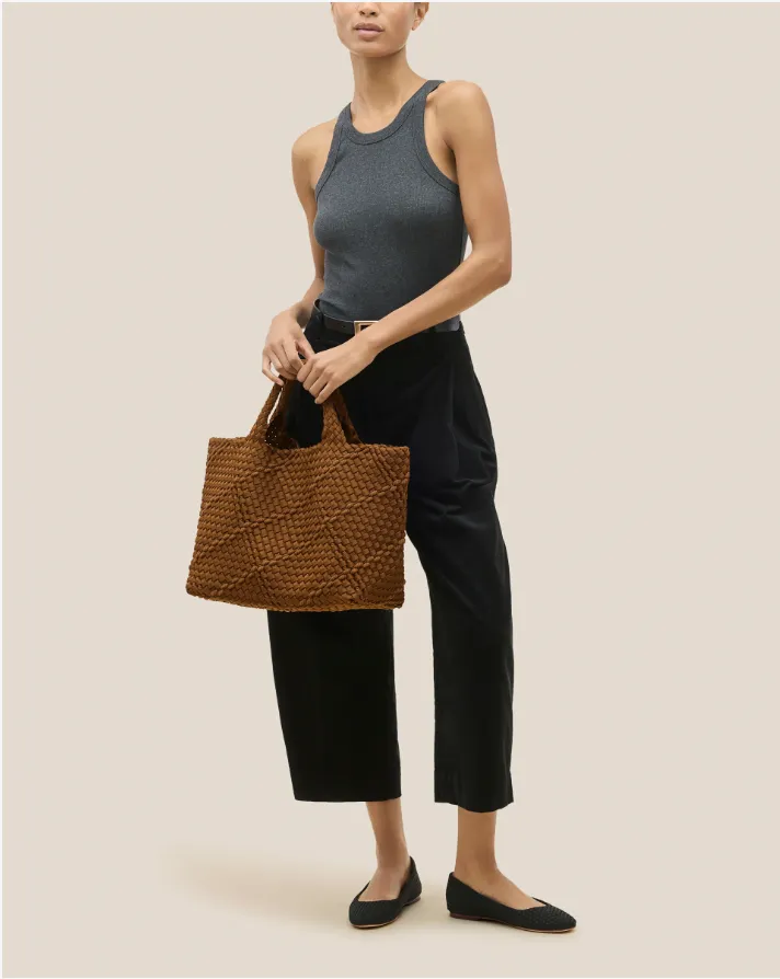 ST. BARTHS MEDIUM TOTE ROPE IN HARBOR