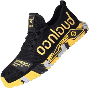 Steel Toe Work Shoes,Men Composite Toe Shoe for Women Work and Safety Footwear Breathable Comfortable Slip Resistant