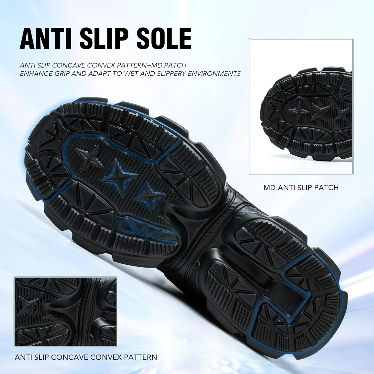 SYLPHID Non Slip Nursing Shoes Women Slip Resistant Food Service Shoe SR Walking Shoes for Nurses Wide Work Sneakers in Kitchen and Restaurant
