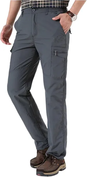 Tactical Pants for Men Stretch Ripstop Waterproof Utility Cargo Hiking Pants Breathable Work Pant Outdoor with Pockets