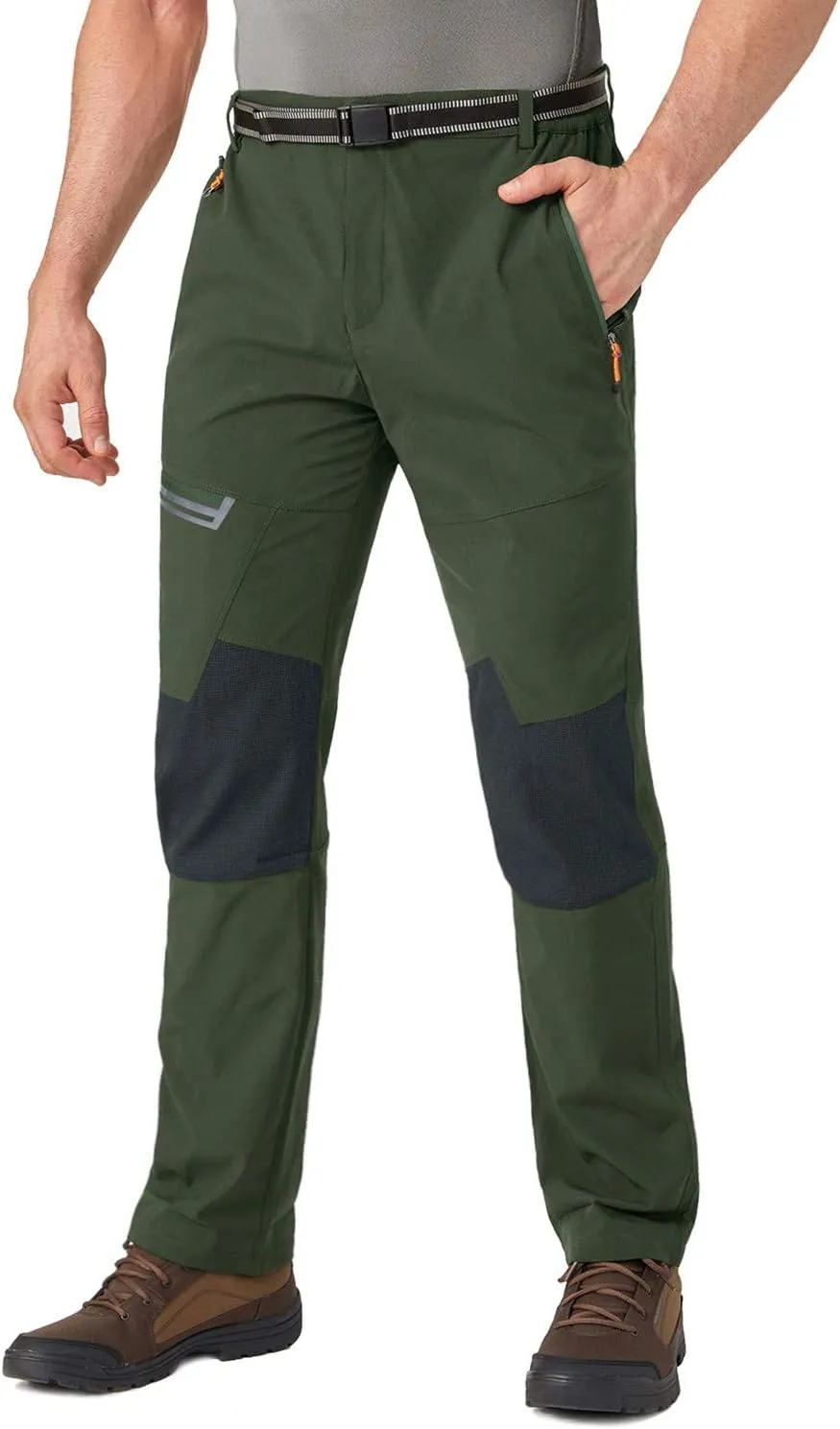 TACVASEN Men's Water Resistant Hiking Pants All Seasons Quick Dry Working Cargo Pants