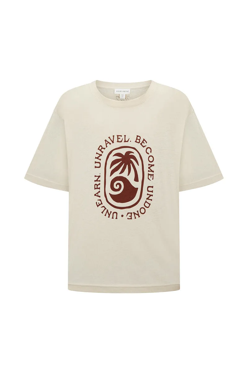 THE UNDONE KIDS TEE - CREAM