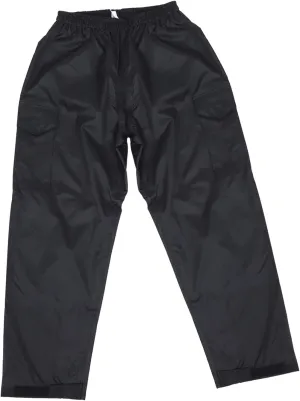 Totority Outdoor Adventure Pants Breathable Water Resistant Rain Pants for Men Women Black