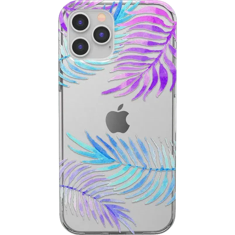 Tropical Blues | Palm Leaves Floral case