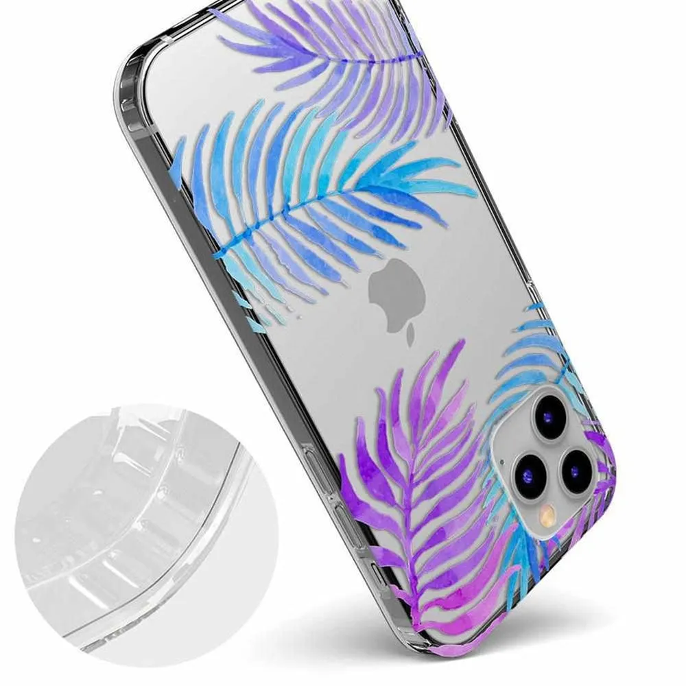 Tropical Blues | Palm Leaves Floral case