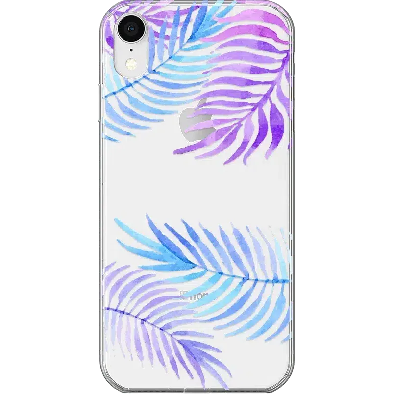 Tropical Blues | Palm Leaves Floral case