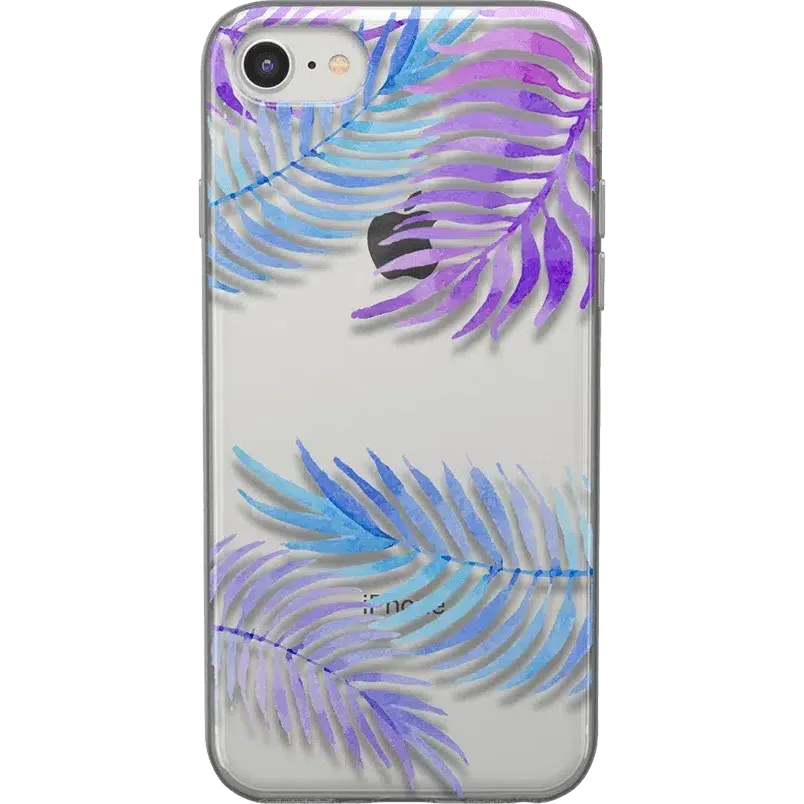 Tropical Blues | Palm Leaves Floral case