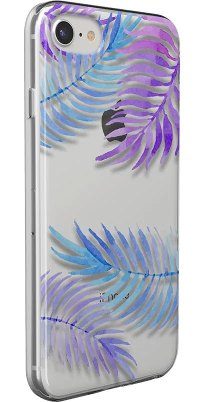 Tropical Blues | Palm Leaves Floral case