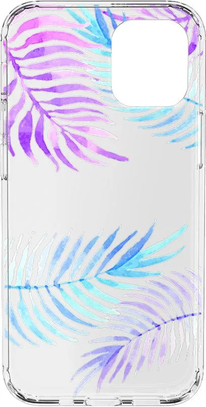 Tropical Blues | Palm Leaves Floral case
