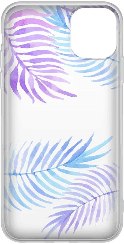 Tropical Blues | Palm Leaves Floral case