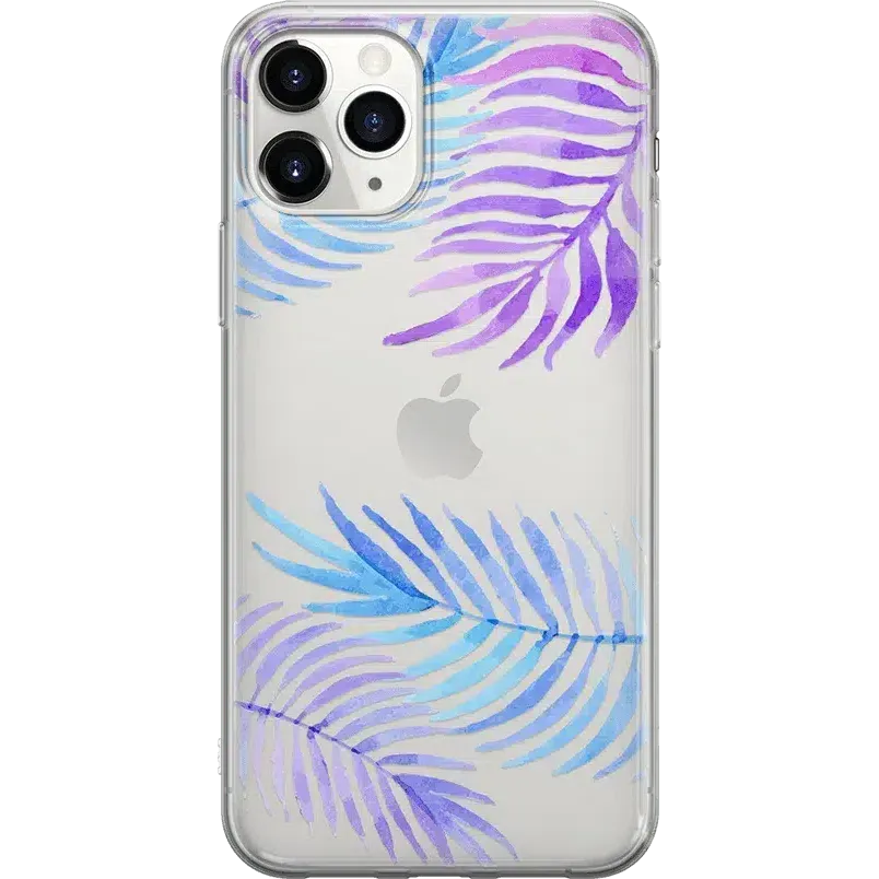 Tropical Blues | Palm Leaves Floral case