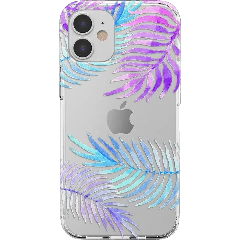 Tropical Blues | Palm Leaves Floral case