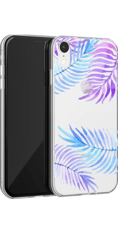 Tropical Blues | Palm Leaves Floral case