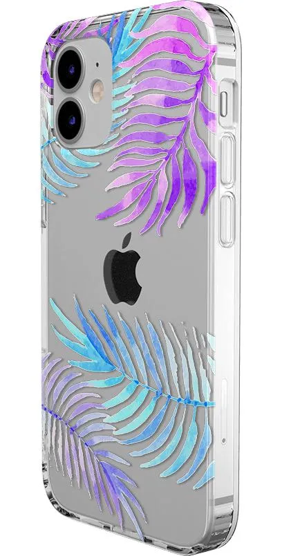 Tropical Blues | Palm Leaves Floral case