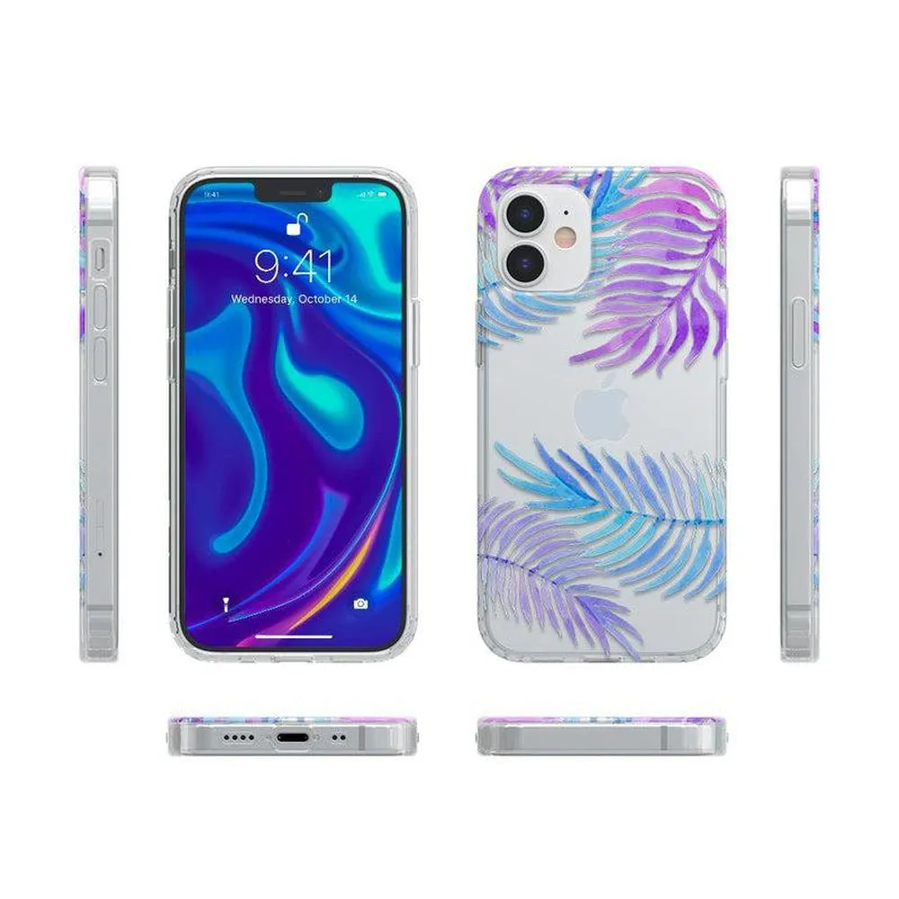 Tropical Blues | Palm Leaves Floral case