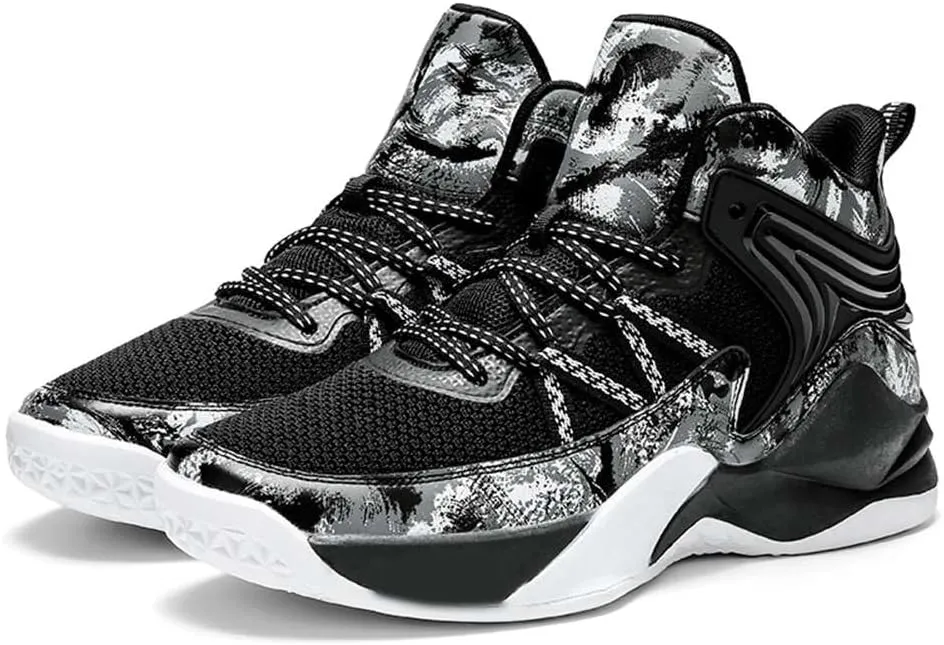 Unisex's High Top Lightweight Fly-Weaving Running Jogging Sneakers Sports Tennis Basketball Shoes