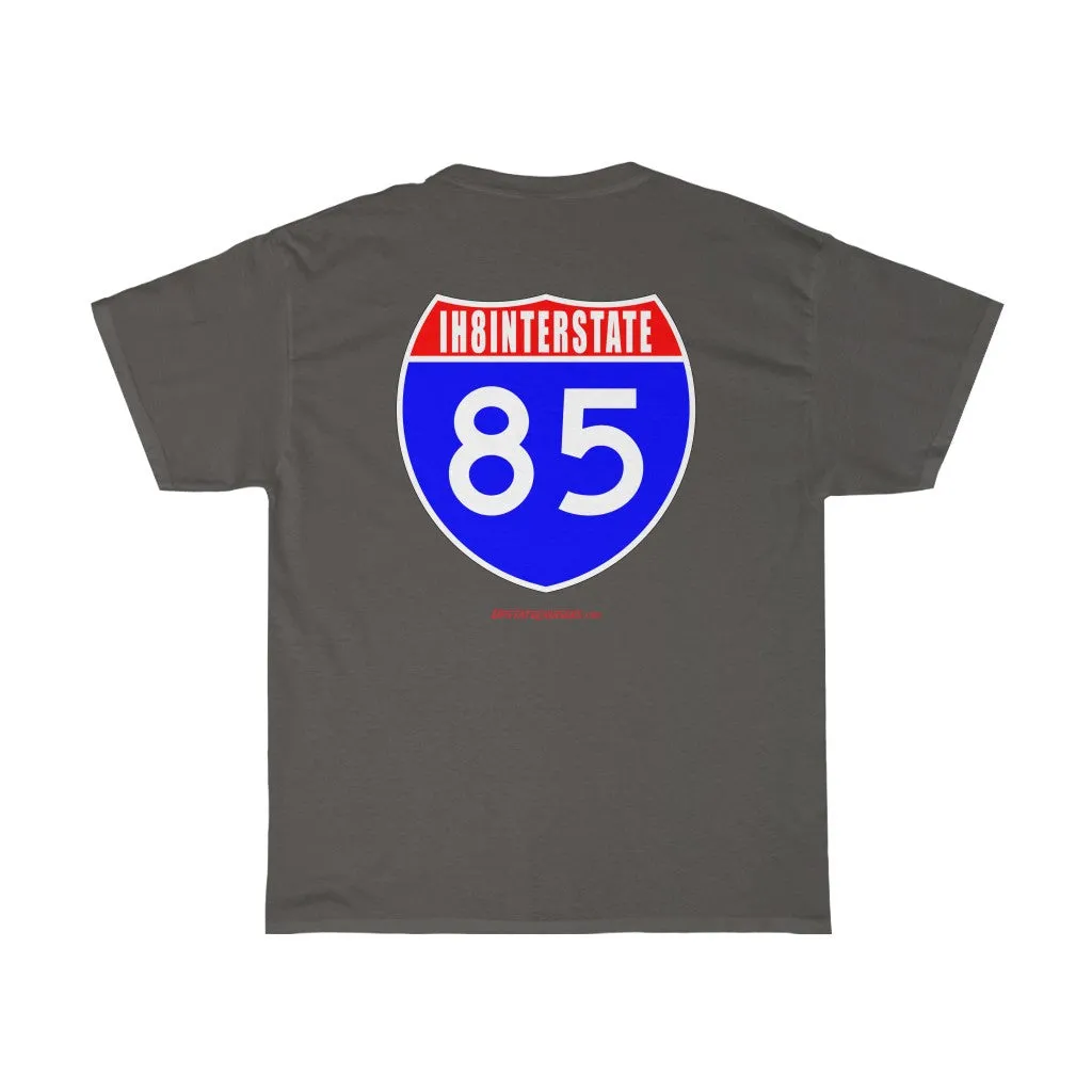 Upstate Cruisers - IH8INTERSTATE 85 Unisex Heavy Cotton Tee by Reefmonkey Land Cruiser Club Tshirt