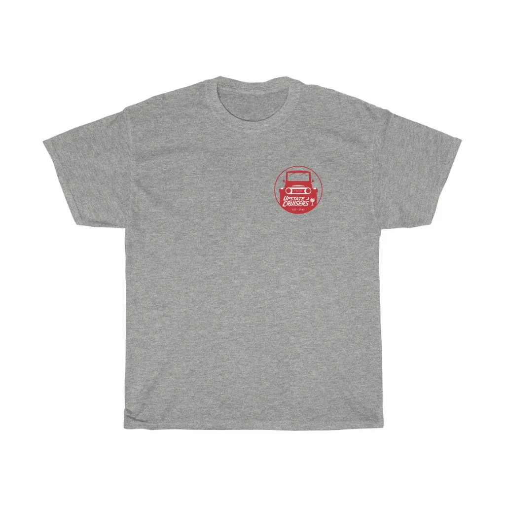 Upstate Cruisers - IH8INTERSTATE 85 Unisex Heavy Cotton Tee by Reefmonkey Land Cruiser Club Tshirt